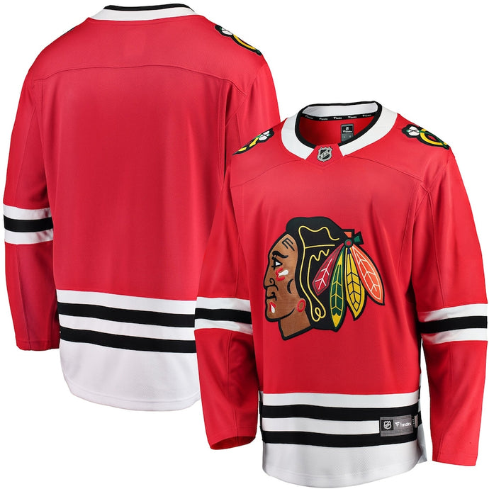 Maillot Domicile Breakaway des Fanatics de la LNH des Blackhawks de Chicago