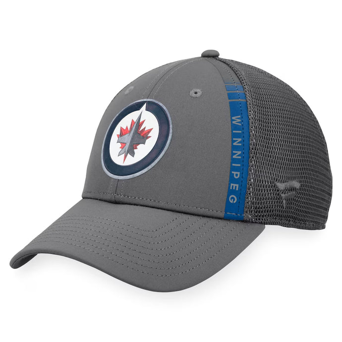 Casquette snapback authentique Pro Home Ice Trucker des Jets de Winnipeg de la LNH