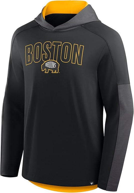 Boston Bruins NHL Penalty Shot Long Sleeve Hoodie T-Shirt