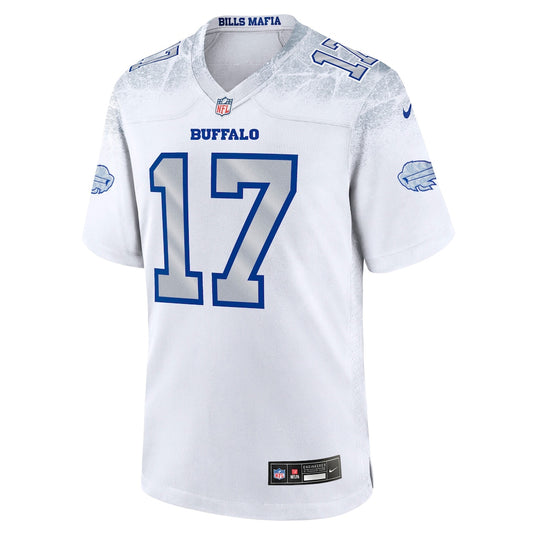 Josh Allen Buffalo Bills NFL Nike 2025 Rivalries Game Player White Jersey