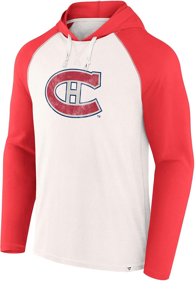 Load image into Gallery viewer, Montreal Canadiens NHL Vintage Raglan Winger Pullover Hoodie
