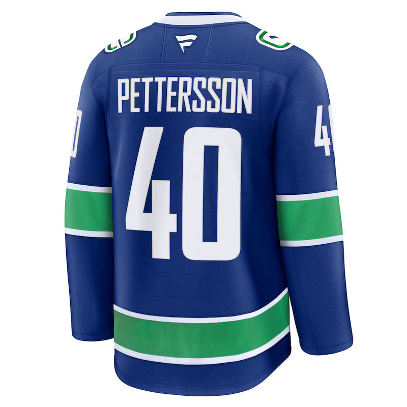Load image into Gallery viewer, Elias Pettersson Vancouver Canucks NHL Fanatics Premium Home Jersey
