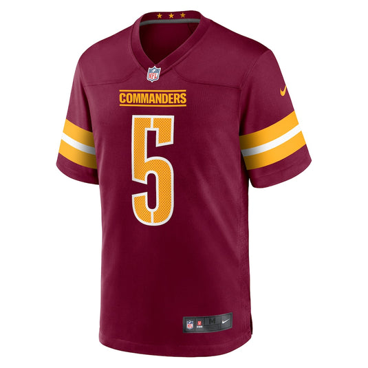 Jayden Daniels Washington Commanders NFL Nike Game Player Burgundy Jersey