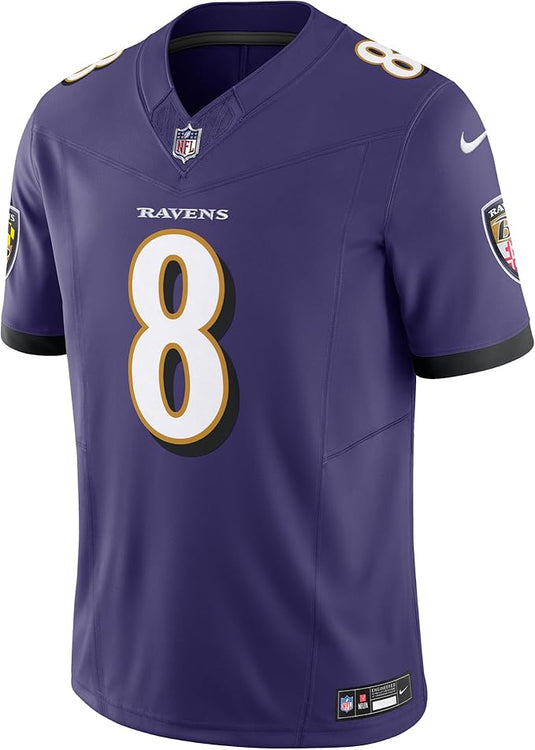Lamar Jackson Baltimore Ravens NFL Nike Game Player Purple Jersey
