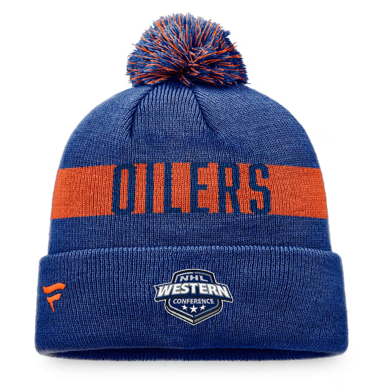 Load image into Gallery viewer, Edmonton Oilers NHL Fundamental Patch Cuff Knit Toque
