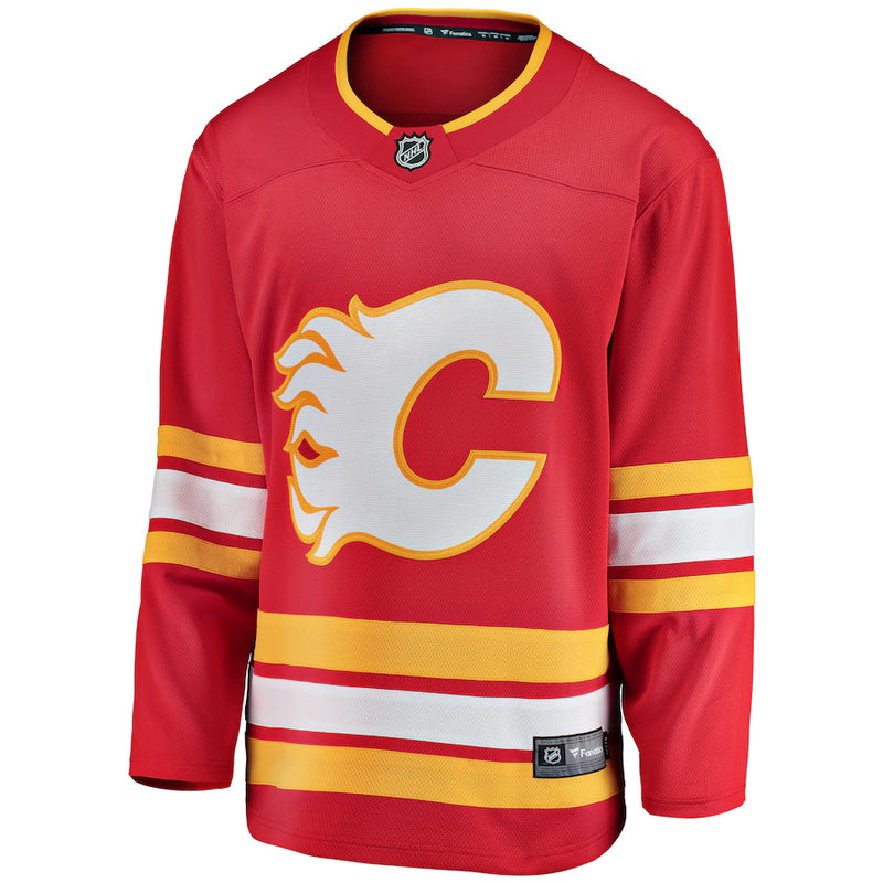 Chargez l&#39;image dans la visionneuse de la galerie, Maillot à domicile des fanatiques de la LNH des Flames de Calgary
