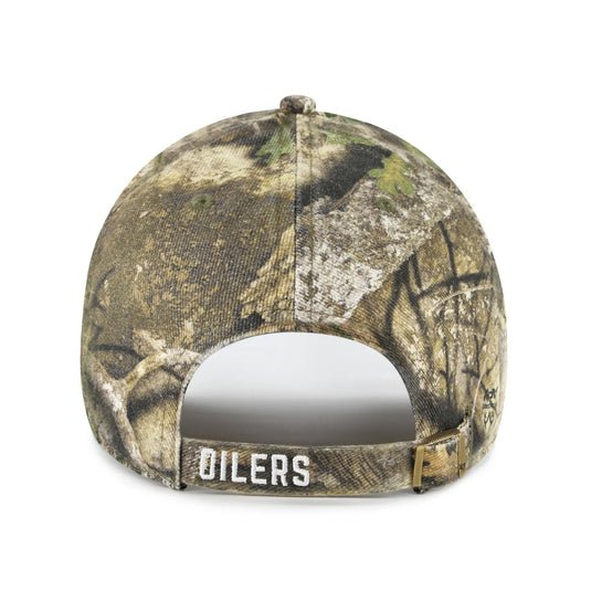 Edmonton Oilers NHL '47 Brand Clean Up Realtree Cap