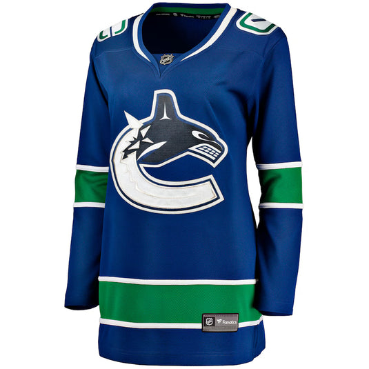 Women's Vancouver Canucks NHL Fanatics Breakaway Home Jersey