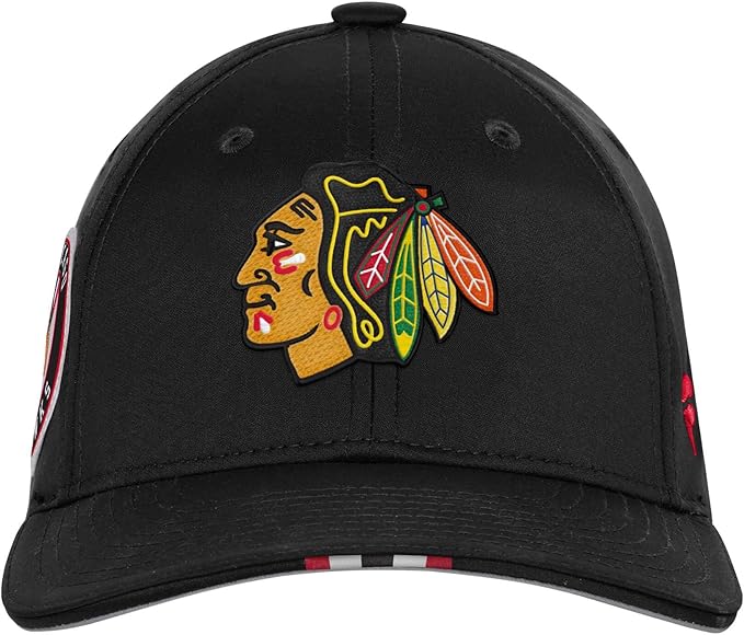 Load image into Gallery viewer, Youth Chicago Blackhawks NHL Draft Podium Adjustable Cap
