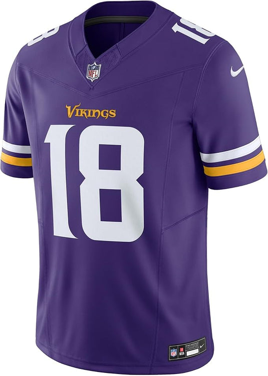 Justin Jefferson Minnesota Vikings NFL Nike Game Player Purple Jersey