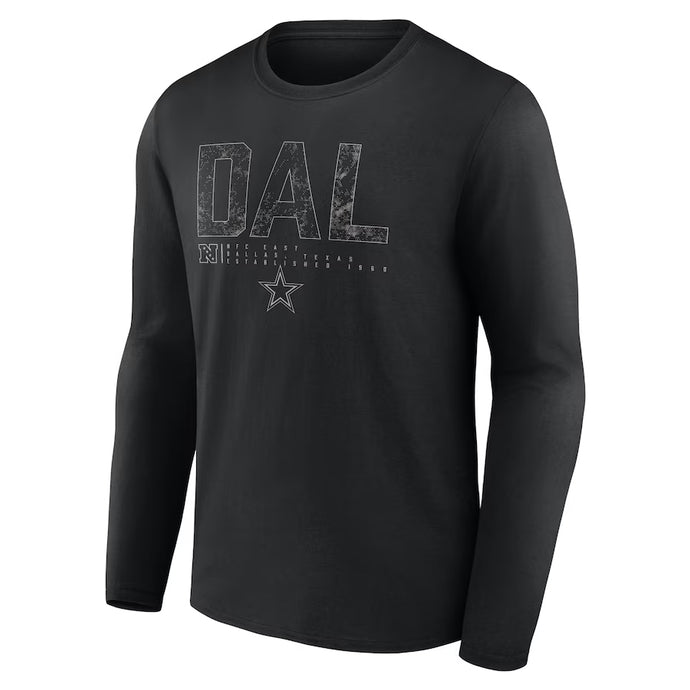 Dallas Cowboys NFL Shadow Tri-Code Long Sleeve T-Shirt