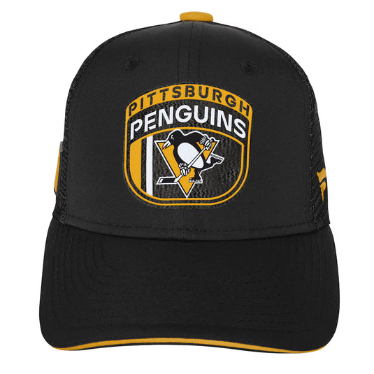 Pittsburgh Penguins 2024 NHL Draft On Stage Trucker Cap