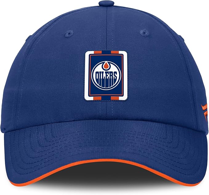 Load image into Gallery viewer, Edmonton Oilers NHL Authentic Pro Rink Pinnacle Adjustable Cap
