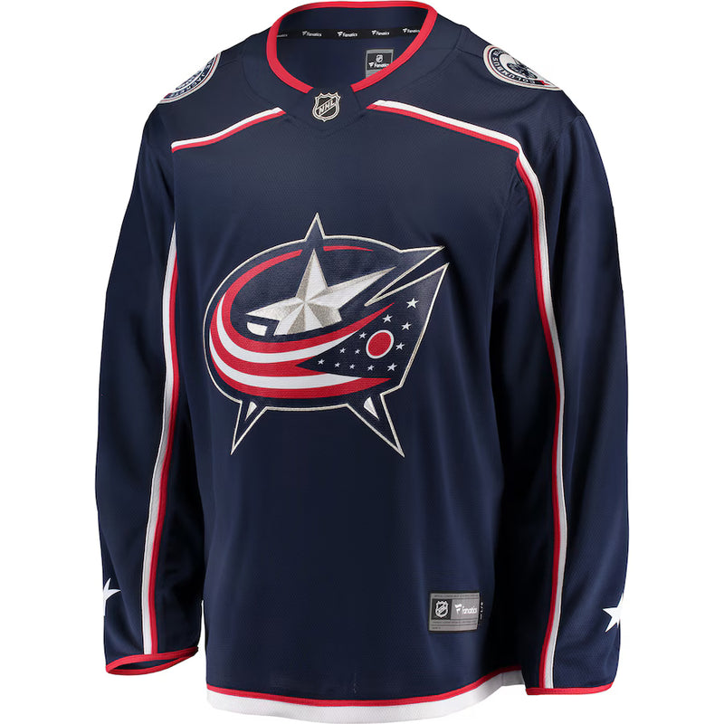 Chargez l&#39;image dans la visionneuse de la galerie, Columbus Blue Jackets NHL Fanatics Breakaway Home Jersey
