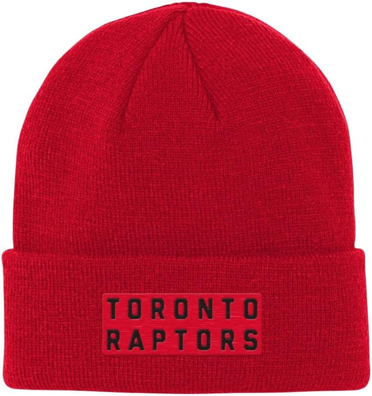 Youth Toronto Raptors NBA Red Cuff Knit Toque