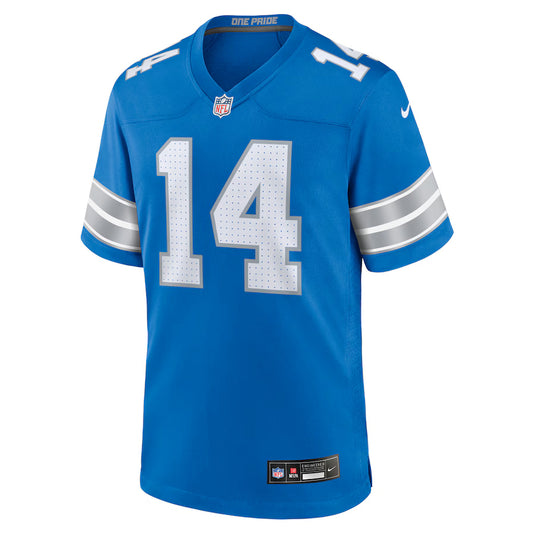Amon-Ra St. Brown Detroit Lions NFL Nike Game Player Blue Jersey