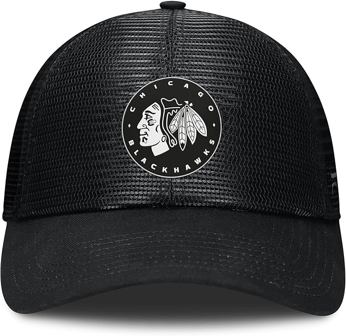Load image into Gallery viewer, Chicago Blackhawks NHL Sin Bin Mesh Adjustable Trucker Cap
