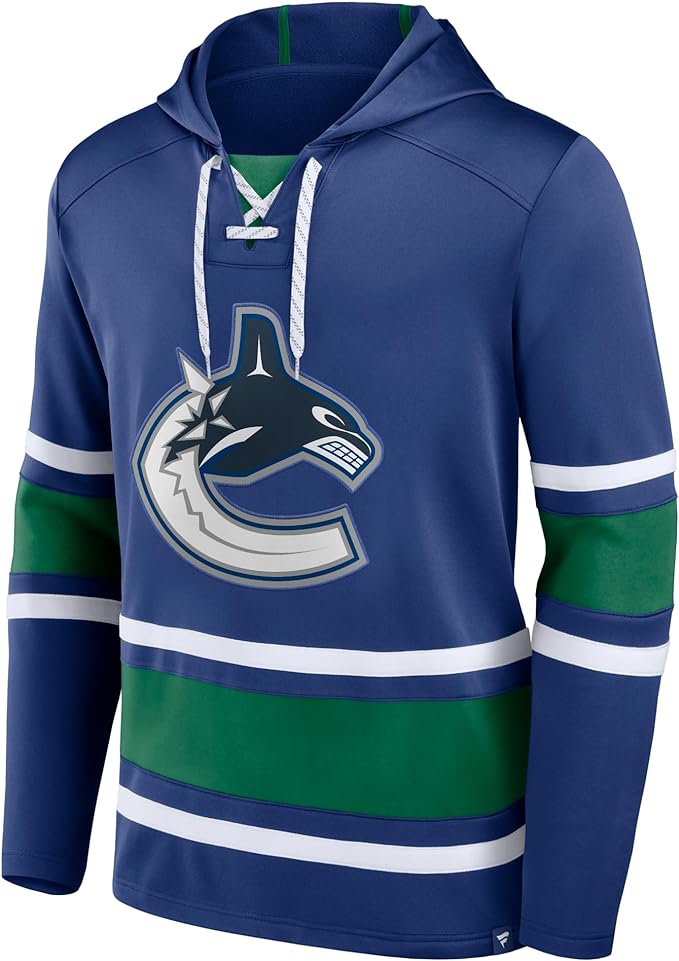 Load image into Gallery viewer, Vancouver Canucks NHL Puck Deep Lace-Up Hoodie
