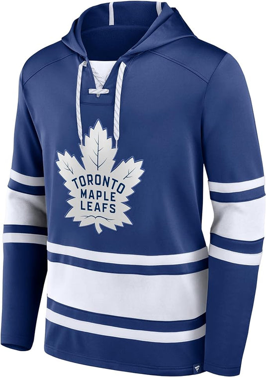 Toronto Maple Leafs NHL Puck Deep Lace-Up Hoodie