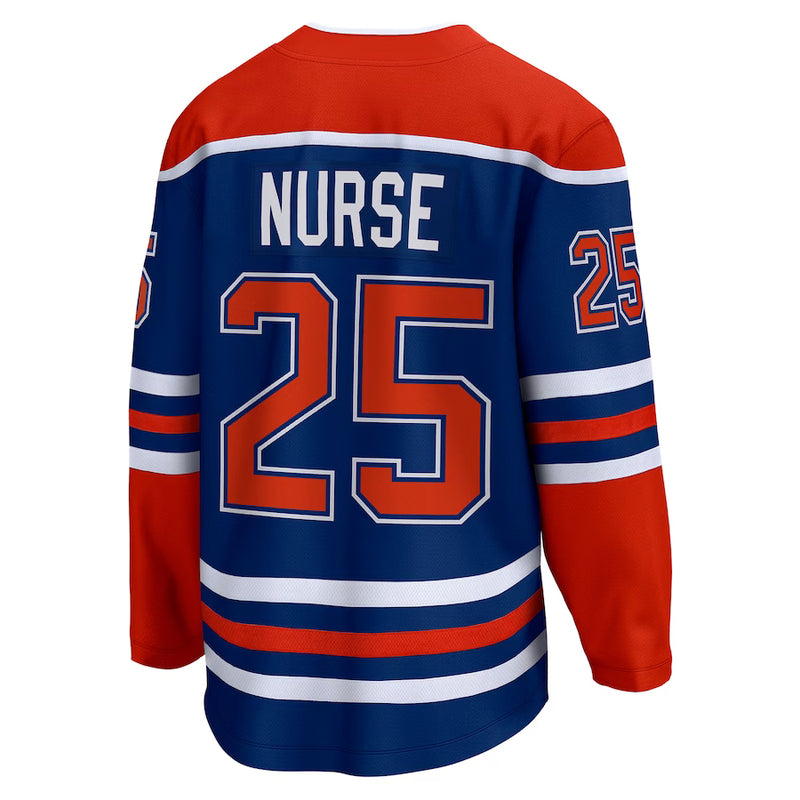 Chargez l&#39;image dans la visionneuse de la galerie, Darnell Nurse Edmonton Oilers NHL Fanatics Breakaway Royal Home Jersey
