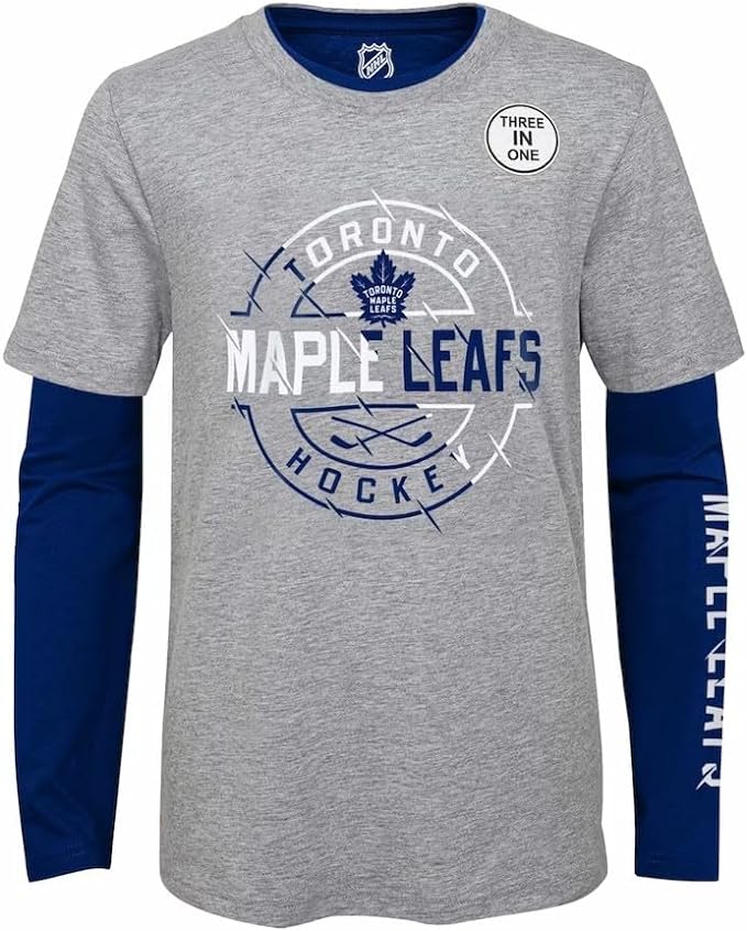 Chargez l&#39;image dans la visionneuse de la galerie, Pack combiné 2 en 1 pour jeunes Maple Leafs de Toronto LNH Two-Way Forward
