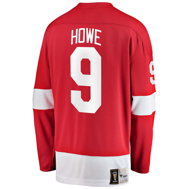 Load image into Gallery viewer, Gordie Howe Detroit Red Wings NHL Fanatics Breakaway Vintage Jersey
