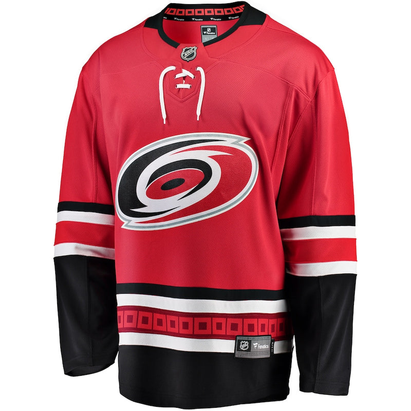 Load image into Gallery viewer, Carolina Hurricanes NHL Fanatics Breakaway Home Red Jersey
