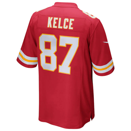 Travis Kelce Kansas City Chiefs NFL Nike Game Player Red Jersey