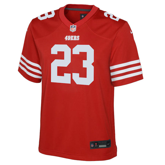 Youth Christian McCaffrey San Francisco 49ers NFL Nike Game Team Jersey