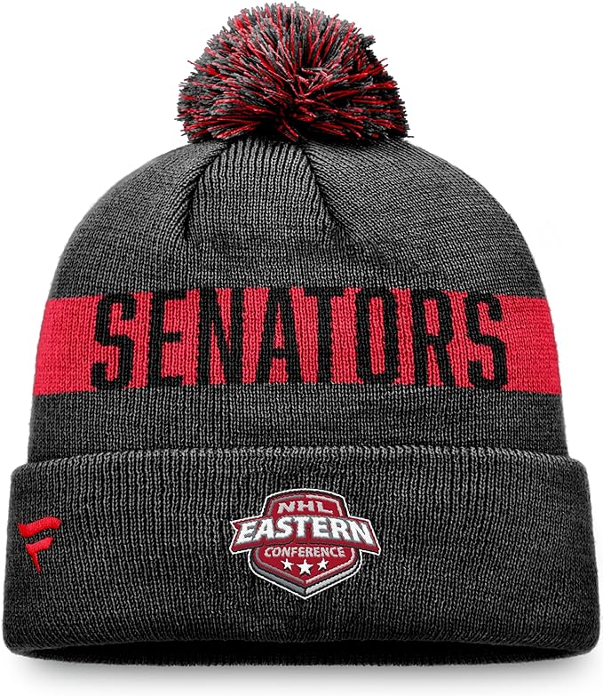 Load image into Gallery viewer, Ottawa Senators NHL Fundamental Patch Cuff Knit Toque
