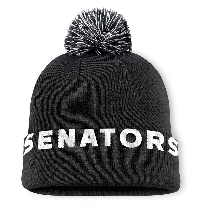Load image into Gallery viewer, Ottawa Senators NHL Black High Stick Cuff Knit Toque
