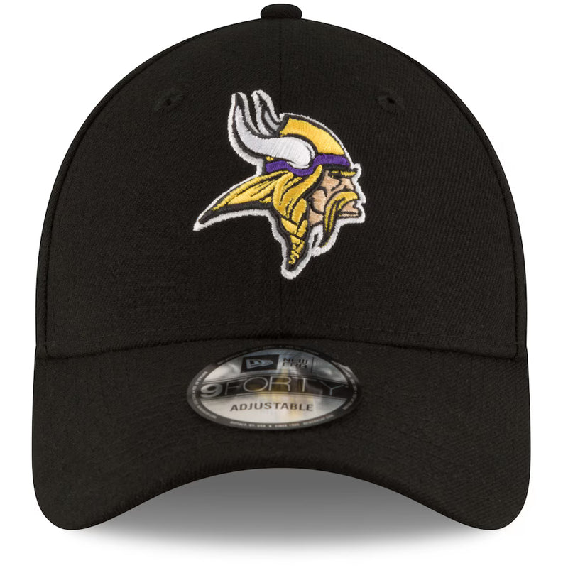 Load image into Gallery viewer, Minnesota Vikings NFL The League Adjustable 9FORTY Black Cap
