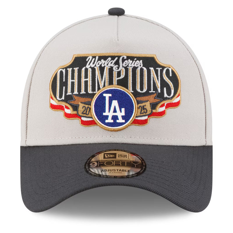 Load image into Gallery viewer, Los Angeles Dodgers 2025 World Series Champions Locker Room 9FORTY A-Frame Adjustable Cap

