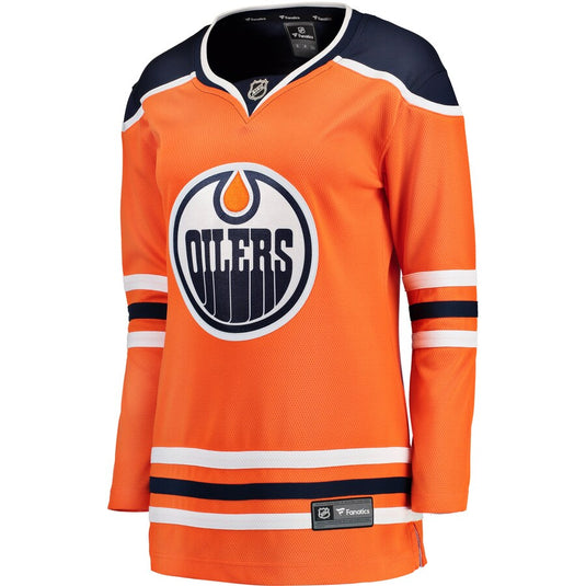 Maillot à domicile des Fanatics Breakaway des Oilers d'Edmonton pour femmes de la LNH