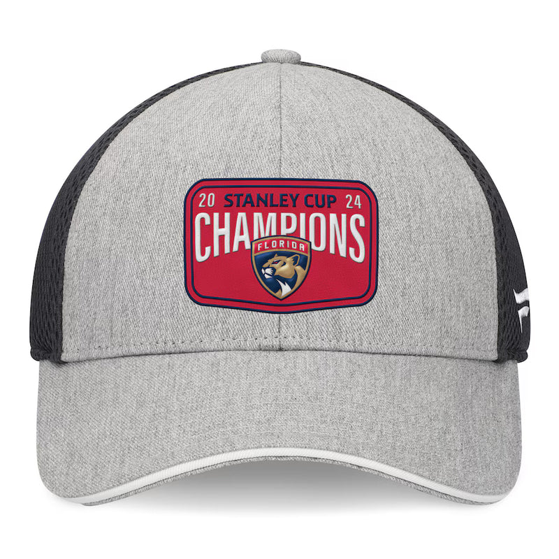 Load image into Gallery viewer, Florida Panthers 2024 Stanley Cup Champions Locker Room Adjustable Mesh Cap
