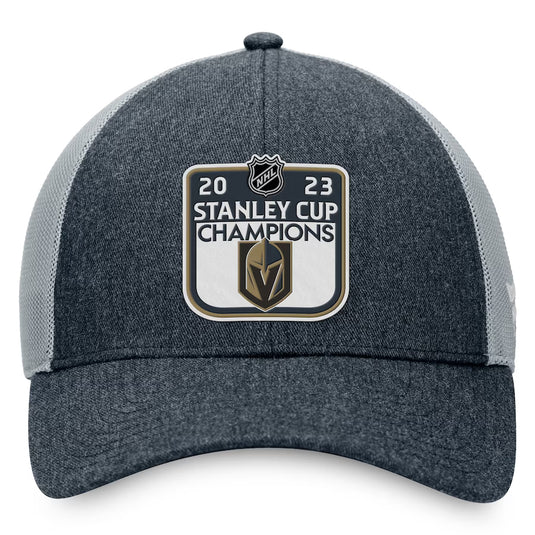 Vegas Golden Knights 2023 Stanley Cup Champions Locker Room Adjustable Mesh Cap