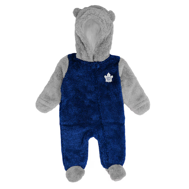 Load image into Gallery viewer, Toronto Maple Leafs NHL Infant Teddy Fleece Bunting Sleeper
