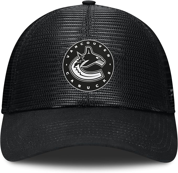 Load image into Gallery viewer, Vancouver Canucks NHL Sin Bin Mesh Adjustable Trucker Cap
