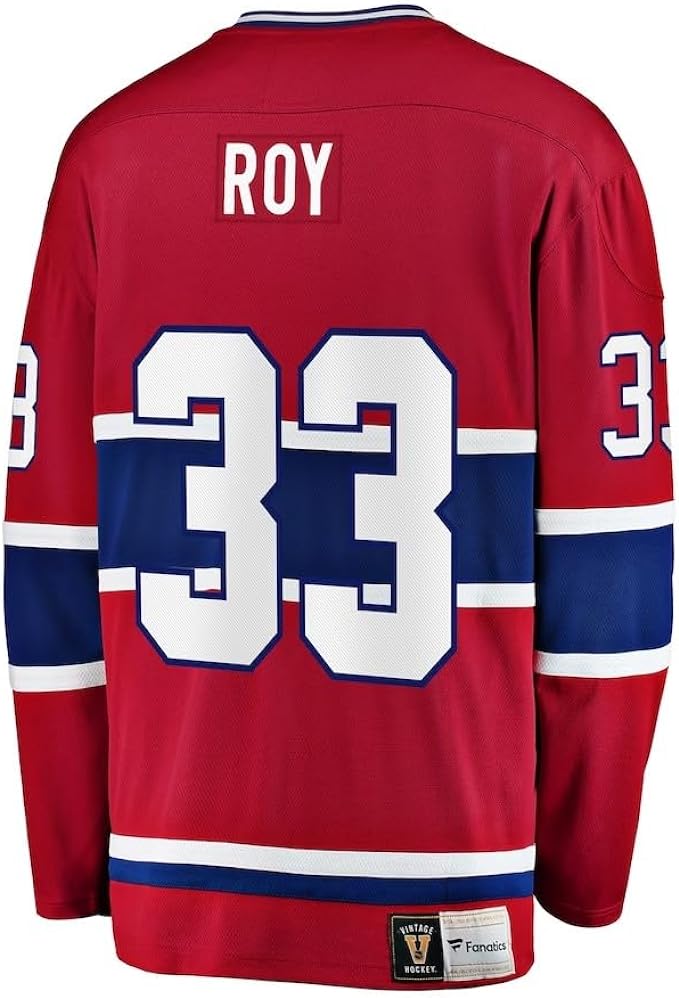 Chargez l&#39;image dans la visionneuse de la galerie, Patrick Roy Canadiens de Montréal NHL Fanatics Breakaway Vintage Jersey
