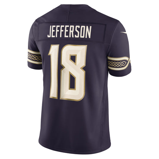 Justin Jefferson Minnesota Vikings NFL Nike Limited Player Rivalries Purple Jersey
