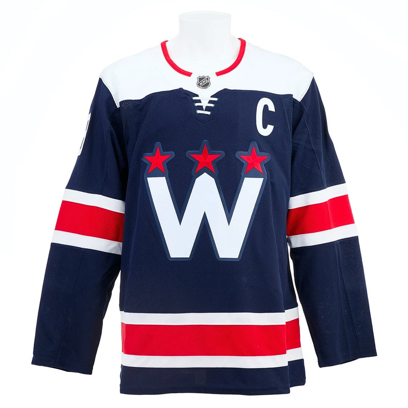 Load image into Gallery viewer, Alexander Ovechkin Signed Washington Capitals Adidas Pro Alternate Navy Jersey
