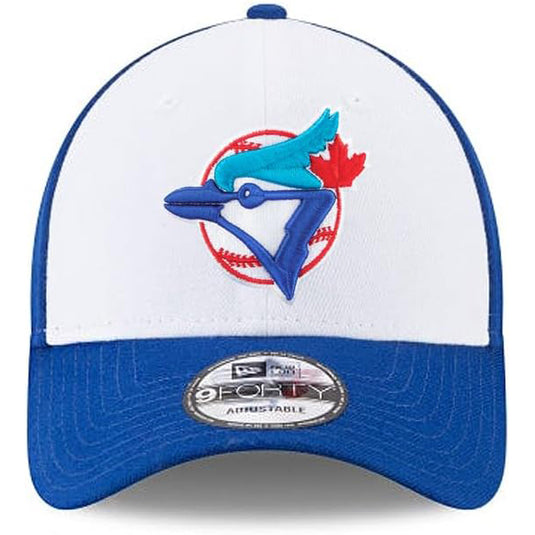 Casquette réglable noir/blanc The League 9FORTY des Blue Jays de Toronto