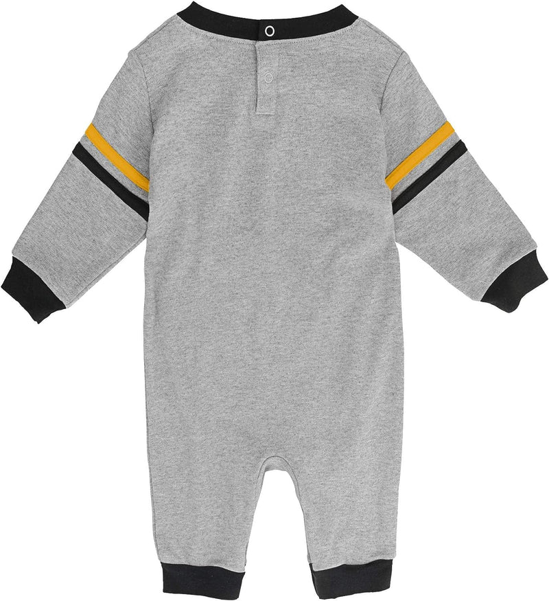 Load image into Gallery viewer, Infant Boston Bruins NHL Masked Defender Long-Sleeve Coverall
