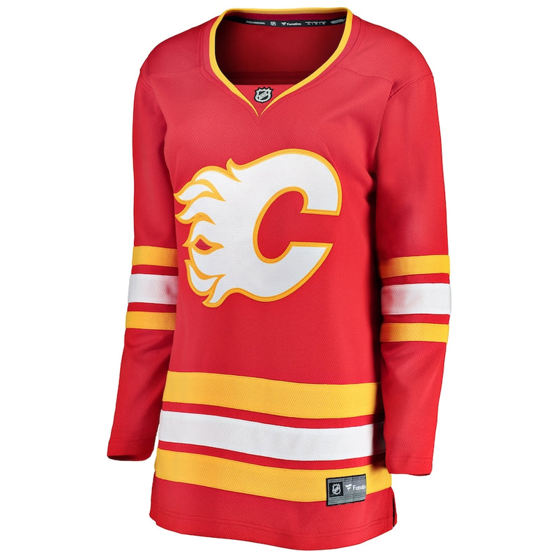 Chargez l&#39;image dans la visionneuse de la galerie, Chandail à domicile Breakaway des Fanatics de la LNH des Flames de Calgary pour femmes
