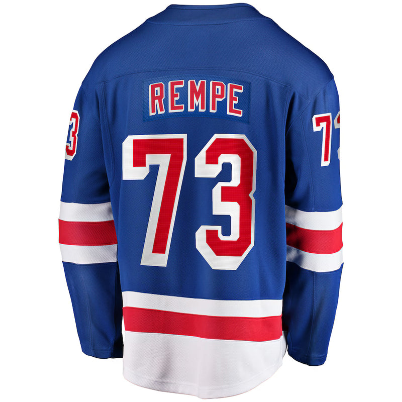 Chargez l&#39;image dans la visionneuse de la galerie, Matt Rempe New York Rangers NHL Fanatics Breakaway Home Jersey
