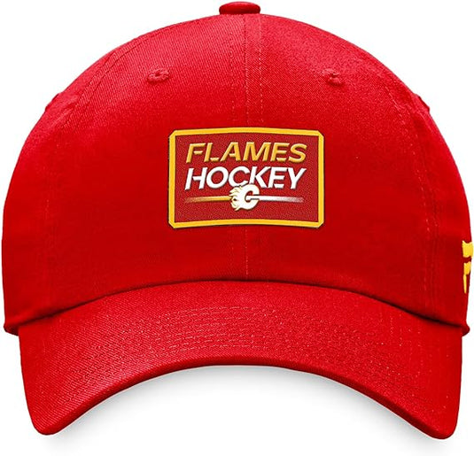 Casquette ajustable avec graphisme NHL Authentic Pro Prime des Flames de Calgary