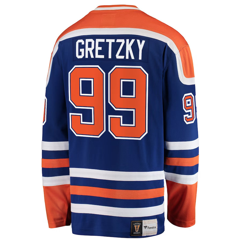 Chargez l&#39;image dans la visionneuse de la galerie, Wayne Gretzky Edmonton Oilers NHL Fanatics Breakaway Maillot vintage
