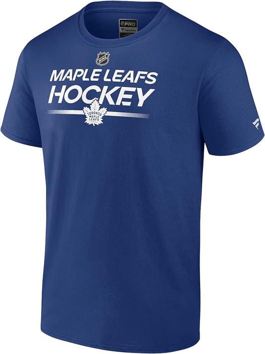 T-shirt de remplacement primaire authentique de la LNH des Maple Leafs de Toronto