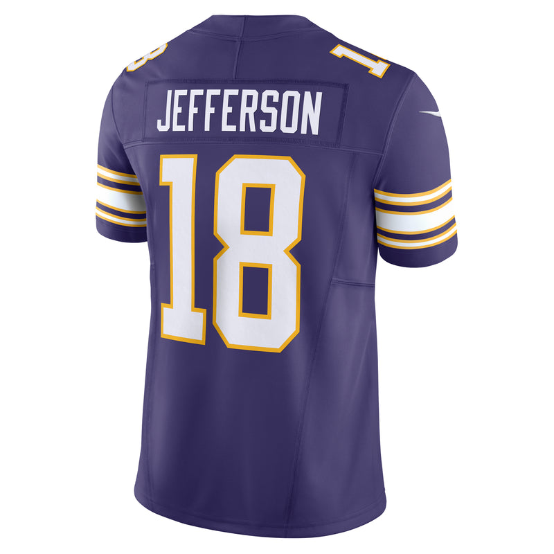 Load image into Gallery viewer, Justin Jefferson Minnesota Vikings NFL Nike Vapor F.U.S.E. Limited Player Purple Alt Jersey
