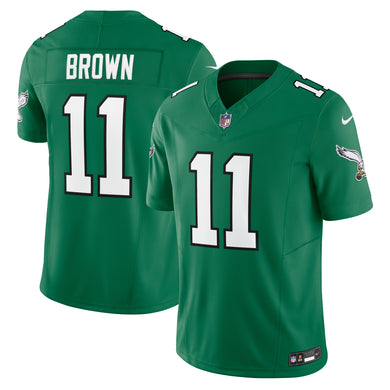 A.J. Brown Philadelphia Eagles NFL Nike Vapor F.U.S.E. Limited Player Green Jersey